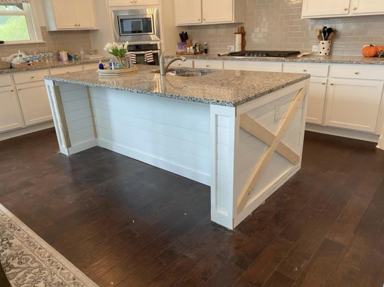 Farmhouse kitchen island