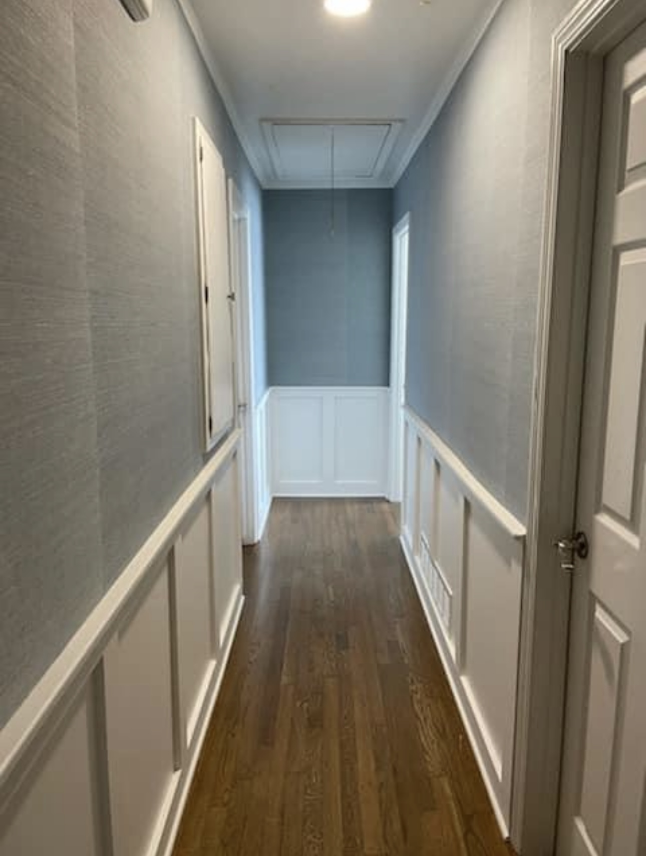 Hallway wainscoting
