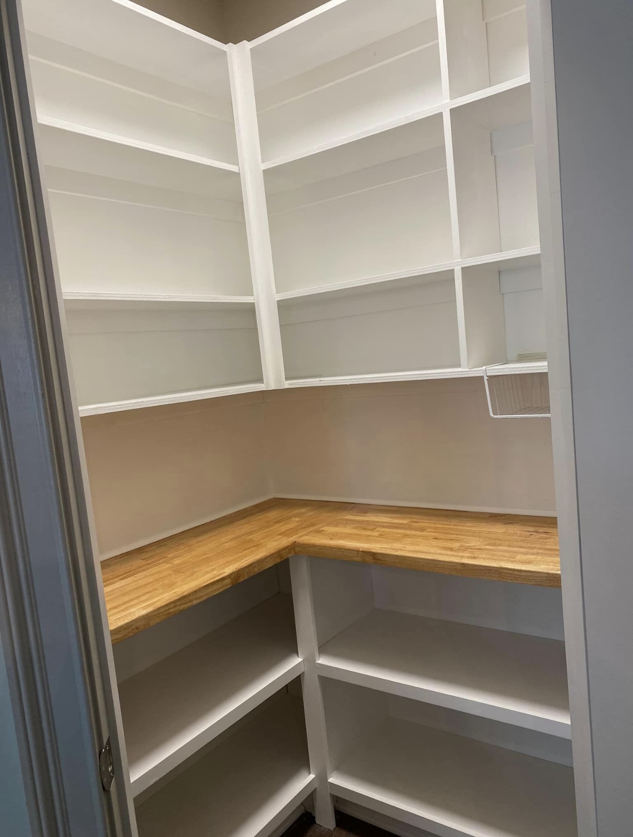 Small pantry with thin frame